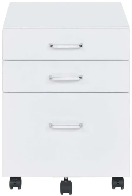 Tennos Cabinet in White by Acme Furniture Industry