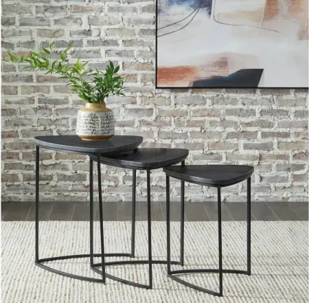 Olinmere Accent Table (Set of 3) in Black by Ashley Express