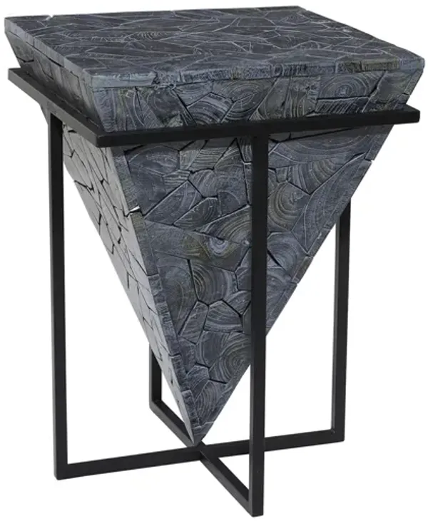 Ivy Collection Pyramid Accent Table
