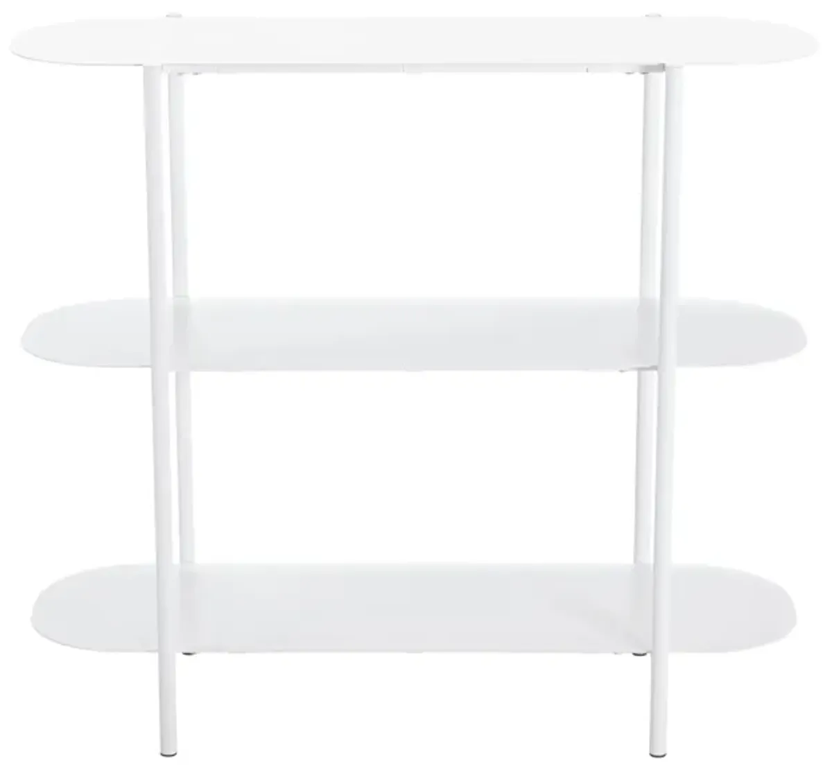 Tre Console Table in White by Zuo Modern