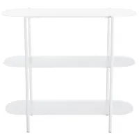 Tre Console Table in White by Zuo Modern