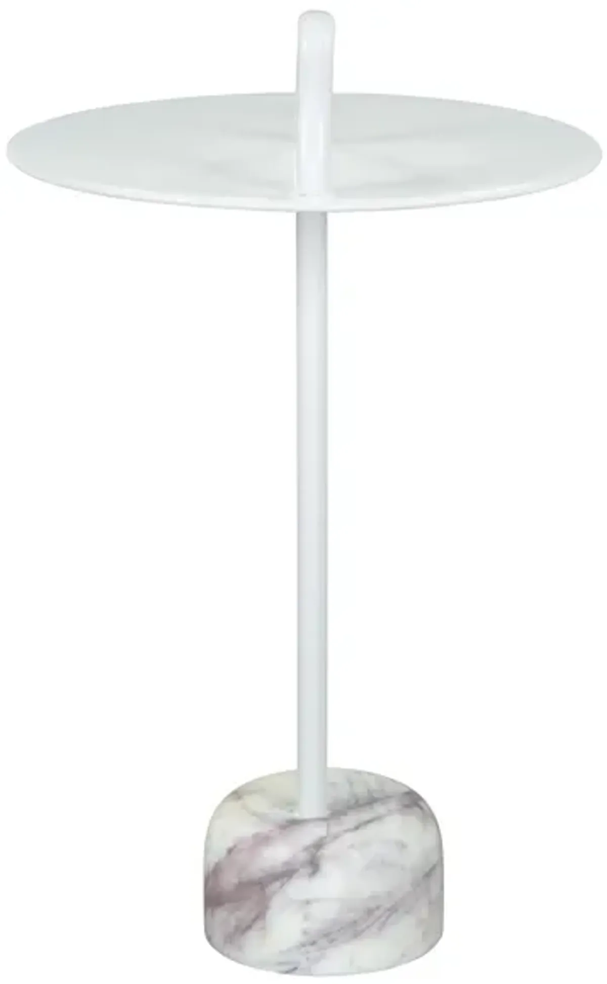 Will Side Table in White, Multicolor by Zuo Modern