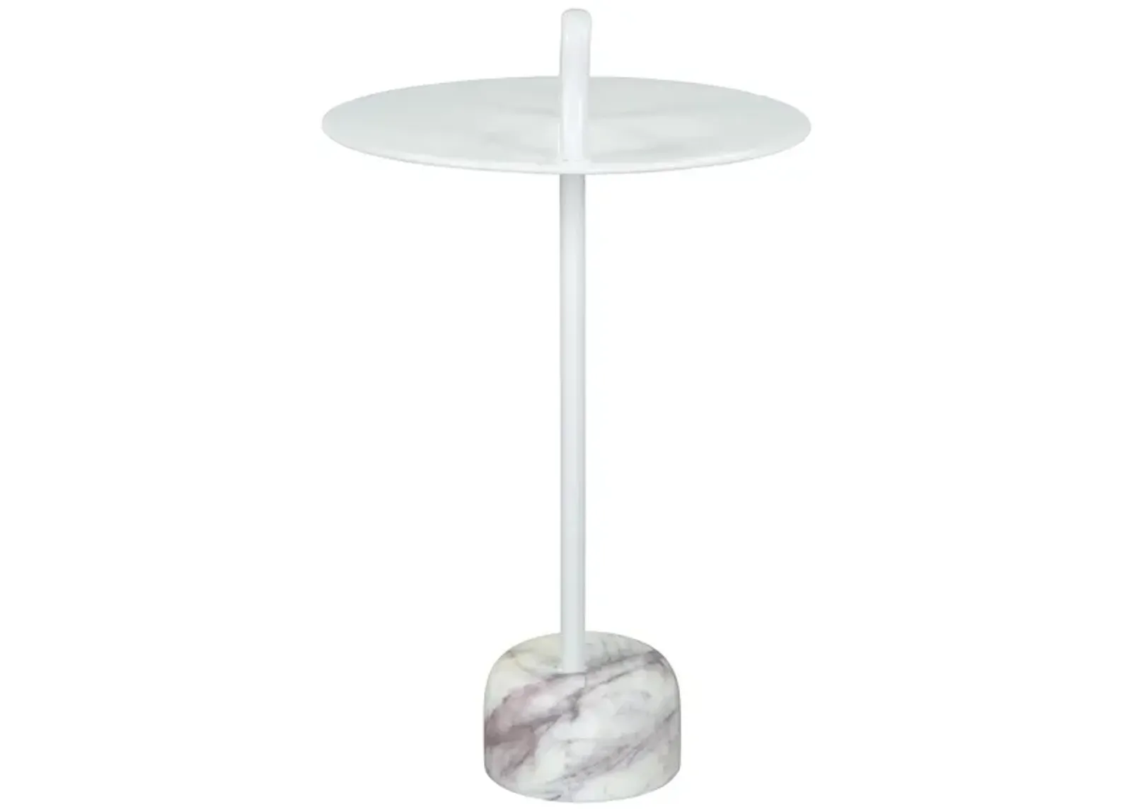 Will Side Table in White, Multicolor by Zuo Modern