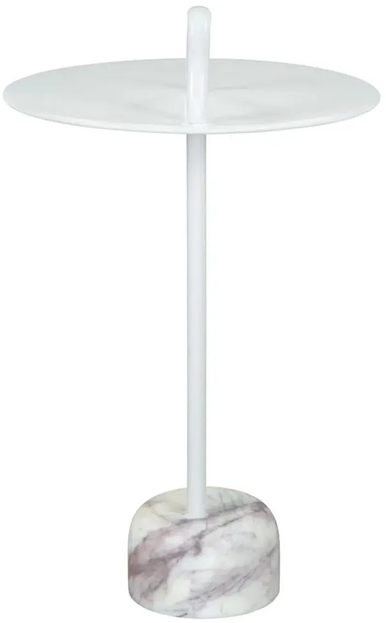 Will Side Table in White, Multicolor by Zuo Modern