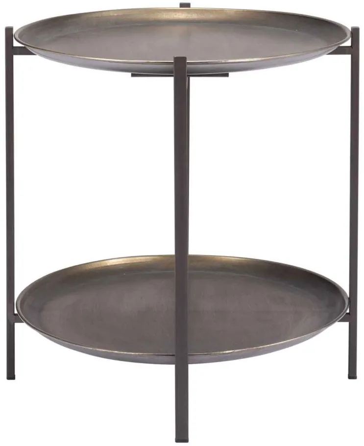 Bronson Coffee Table in Bronze by Zuo Modern