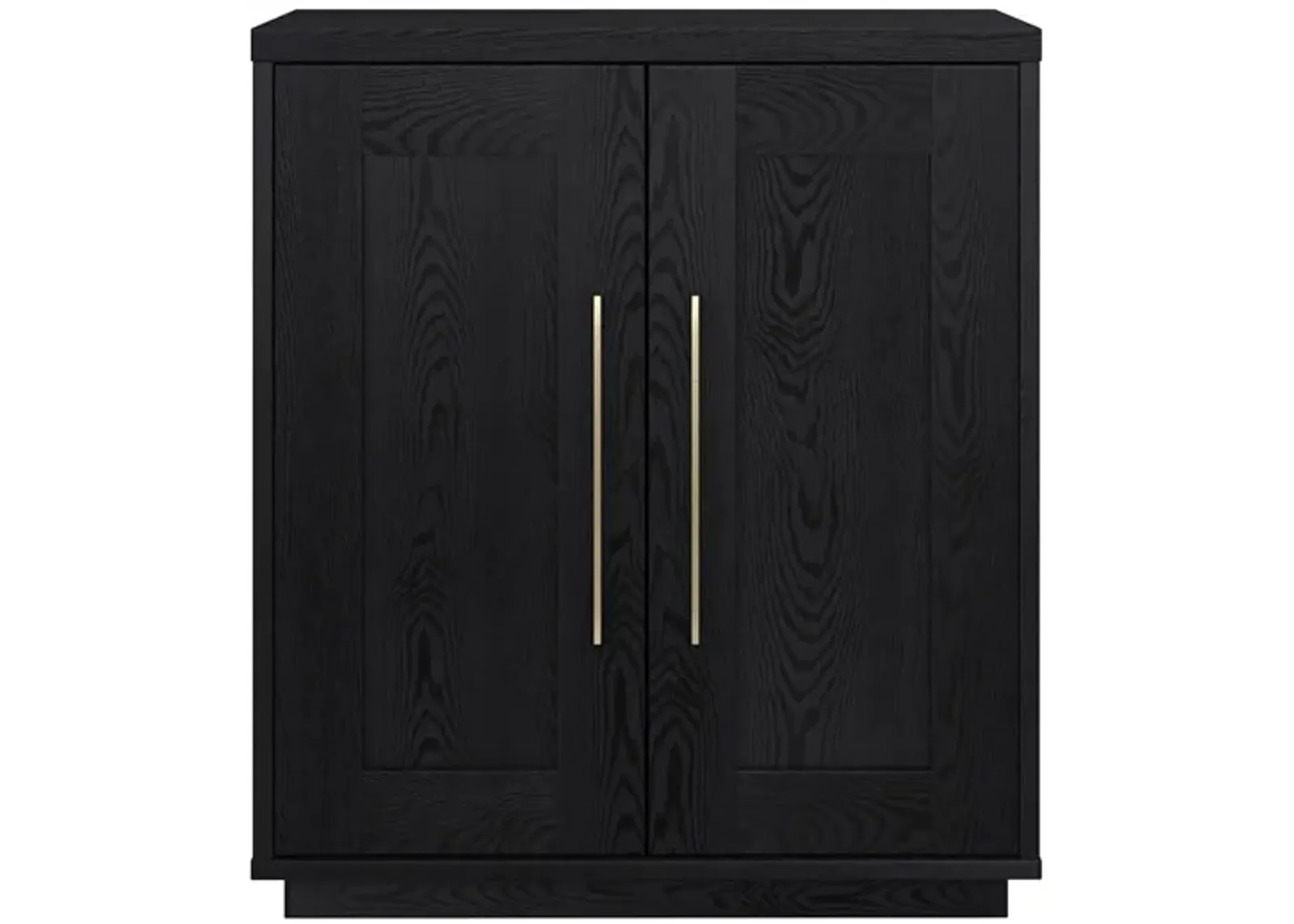 Tillman Accent Cabinet in Black Grain by Hudson & Canal