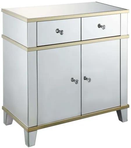 Dominic Console Cabinet in Mirrored by Acme Furniture Industry
