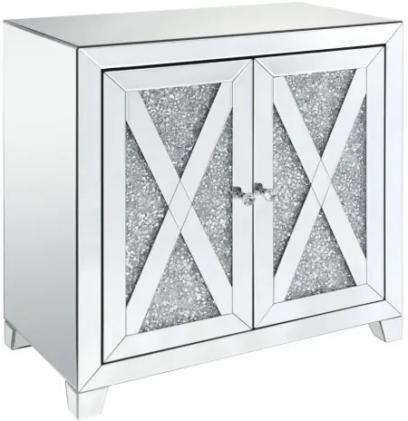 Noralie Console Cabinet in Mirrored by Acme Furniture Industry