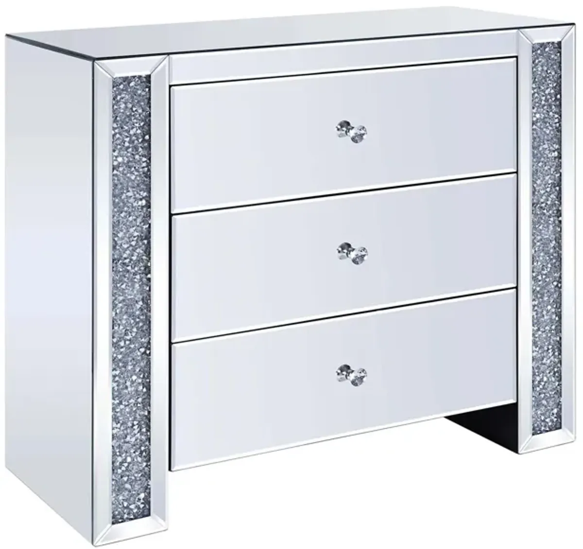 Noralie Console Cabinet in Mirrored by Acme Furniture Industry