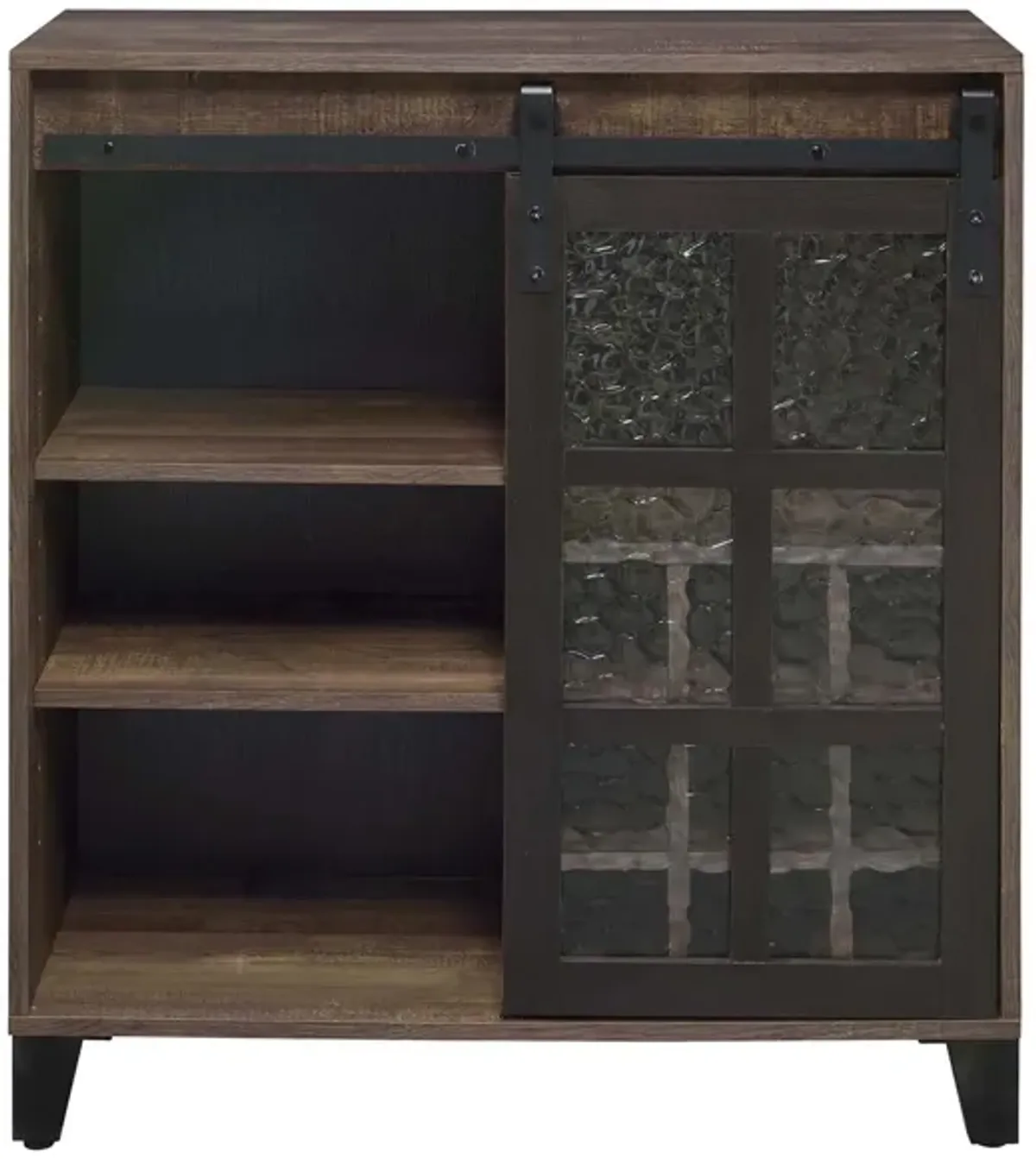 Treju Wine Cabinet in Rustic Oak by Acme Furniture Industry