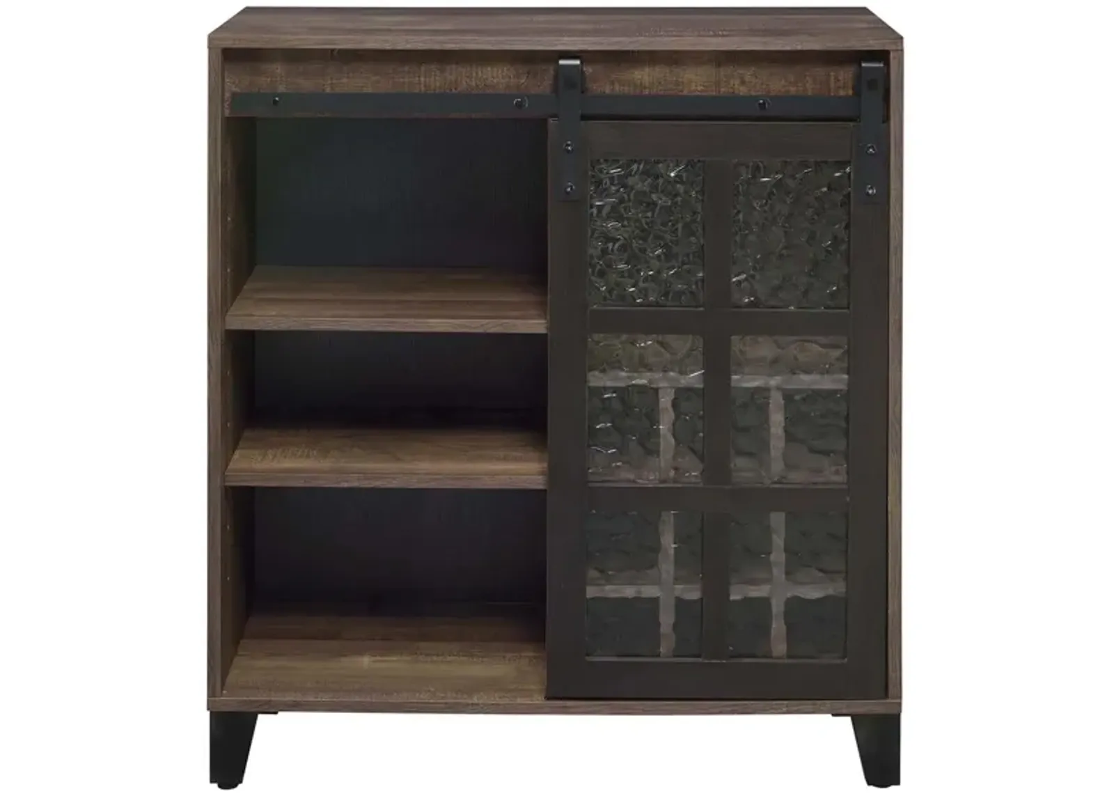 Treju Wine Cabinet in Rustic Oak by Acme Furniture Industry