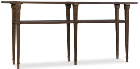Serin Skinny Console Table in Brown by Hooker Furniture