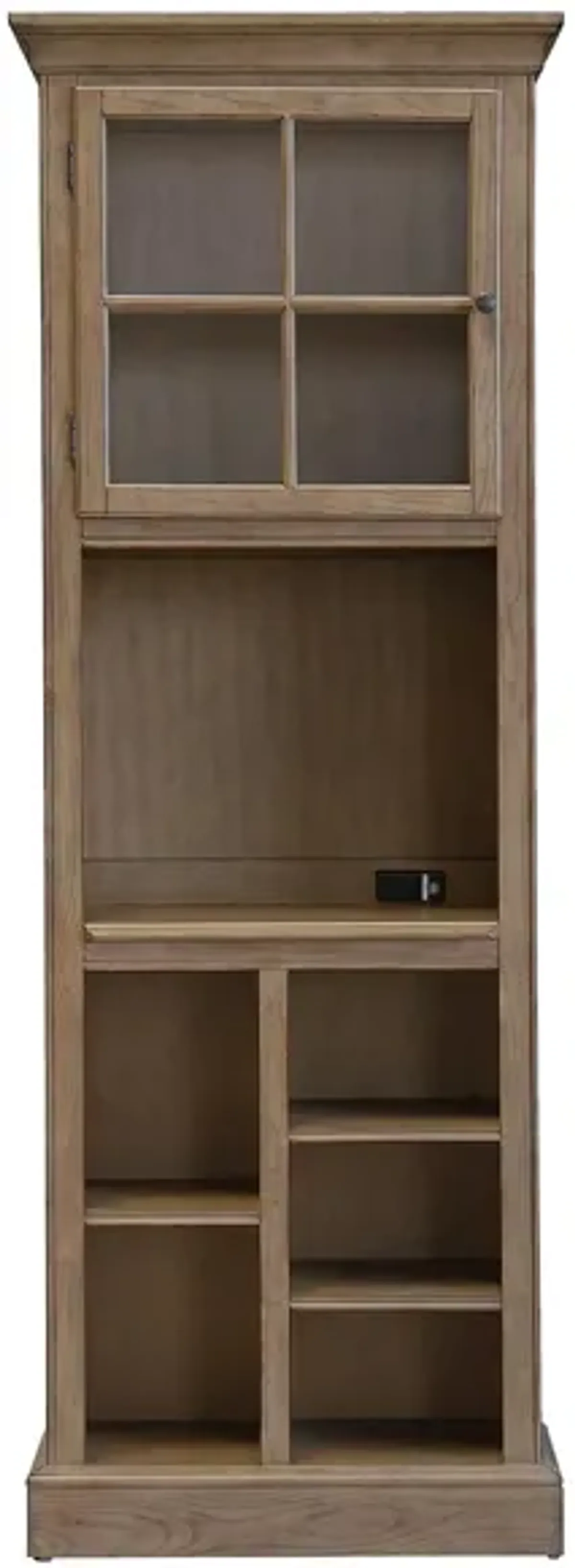 Walker Open Storage Kitchen Cabinet in Natural by Home Meridian International