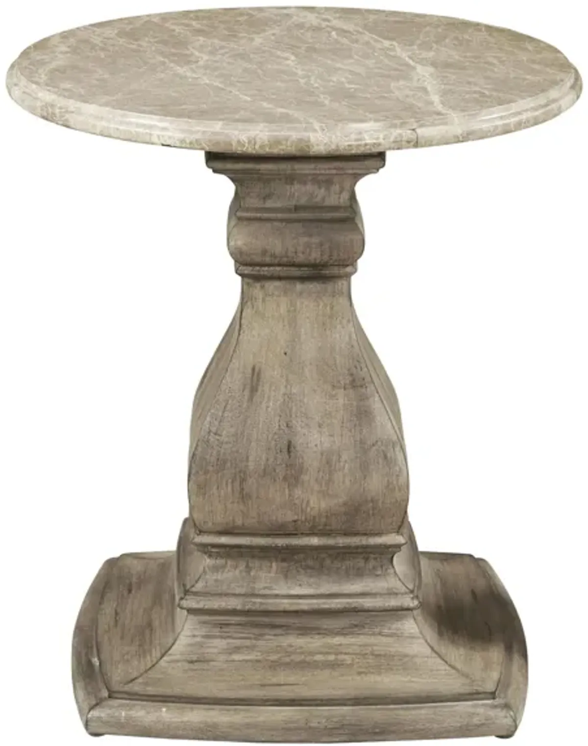 Garrison Cove Round End Table in Natural by Home Meridian International