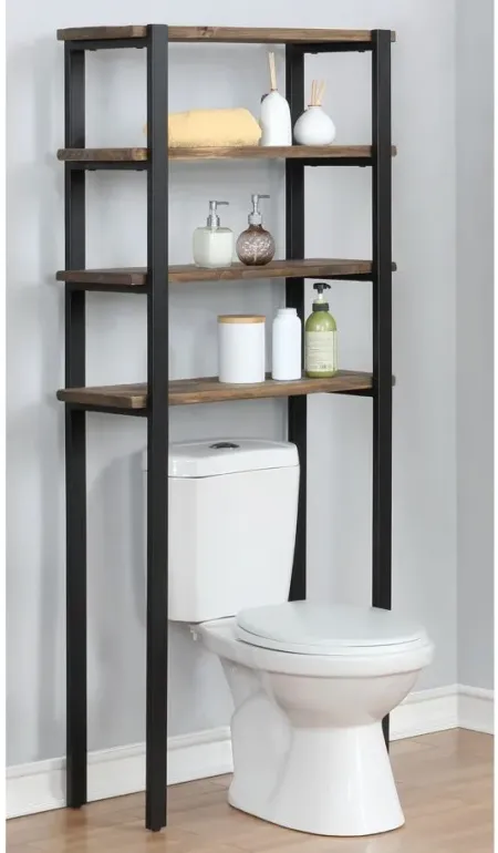 Pomona Bath Over-Toilet Storage Shelf in Natural by Bolton Furniture
