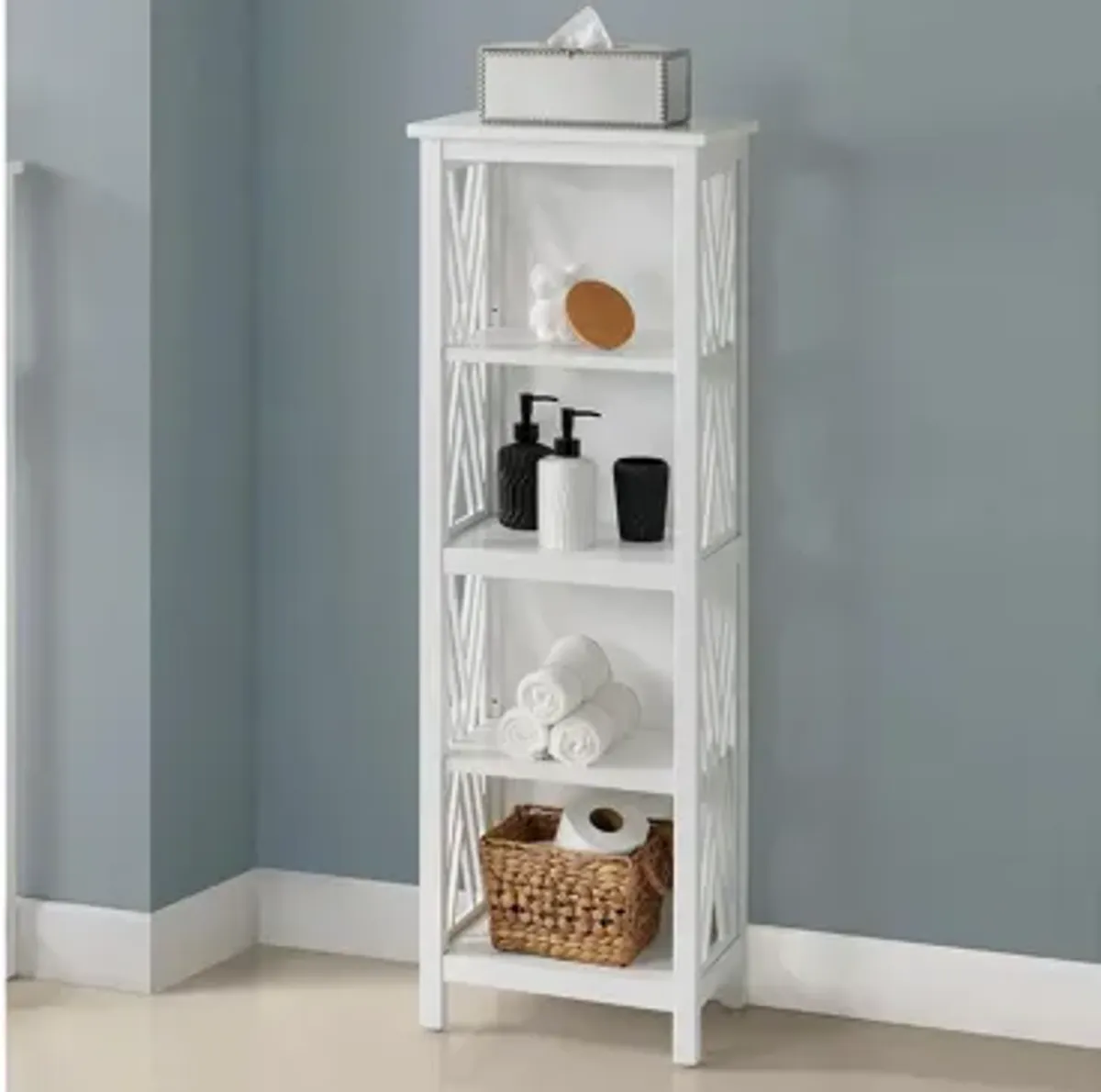 Coventry Bath Tall Storage Shelf