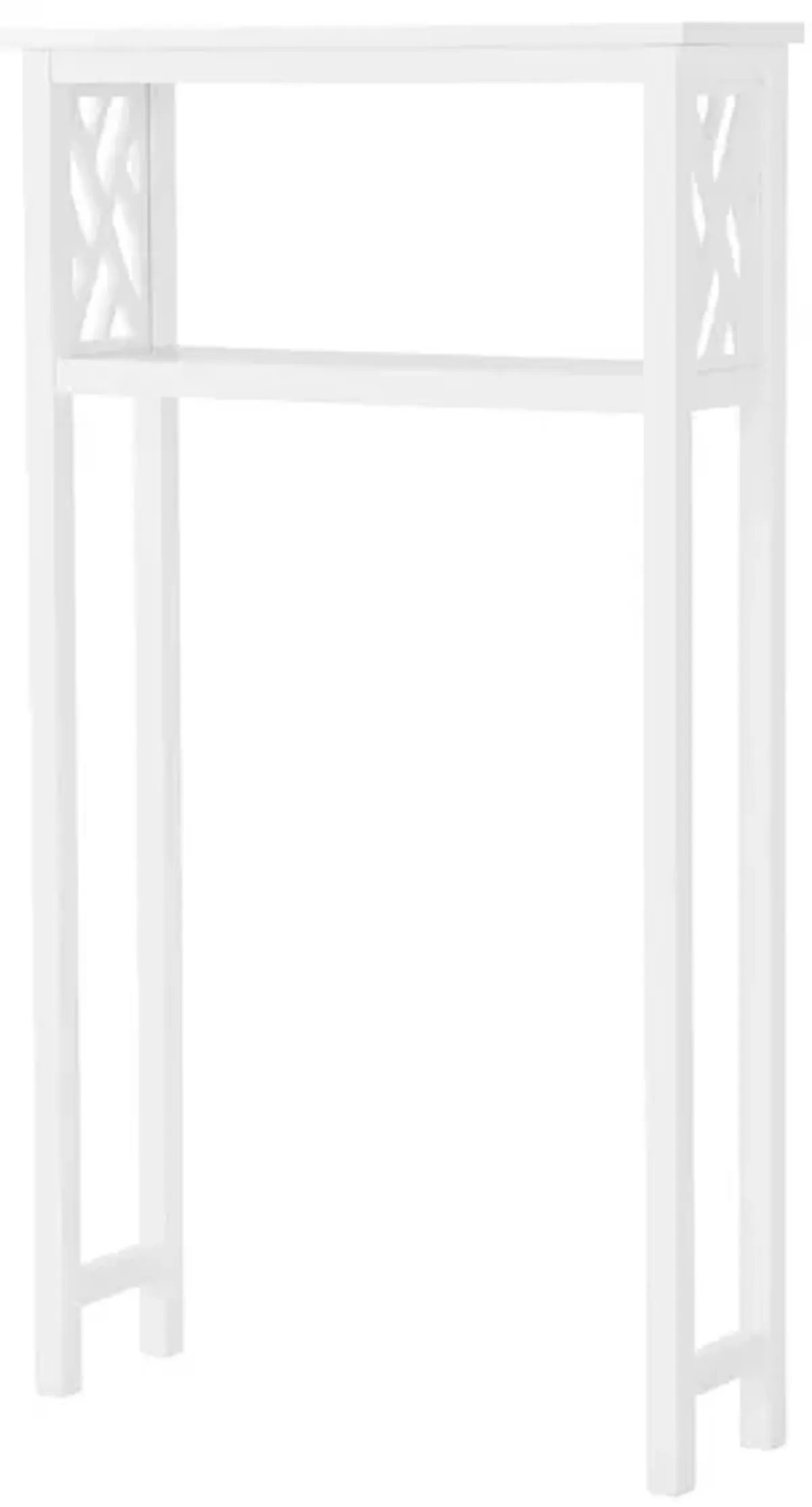 Coventry Over-Toilet Open Shelf in White by Bolton Furniture