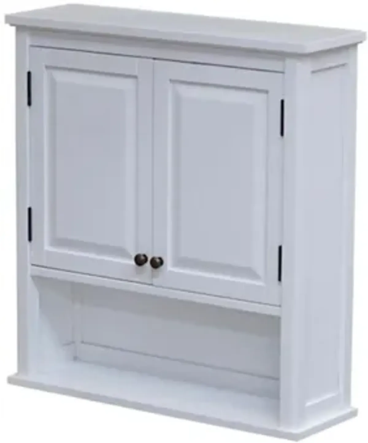 Dorset Wall-Mounted Open Shelf Storage Cabinet w/ Doors