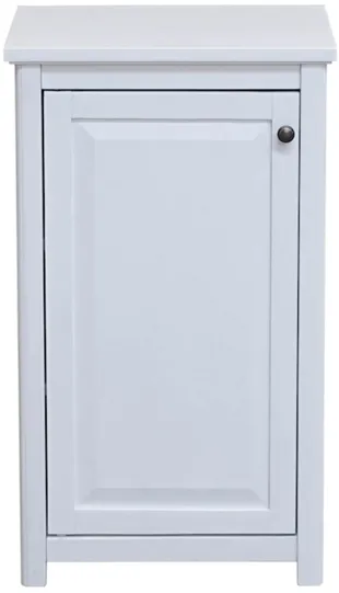 Dorset Bath Storage Cabinet w/ Door in White by Bolton Furniture