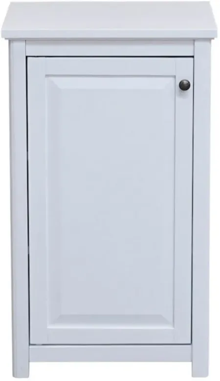 Dorset Bath Storage Cabinet w/ Door in White by Bolton Furniture