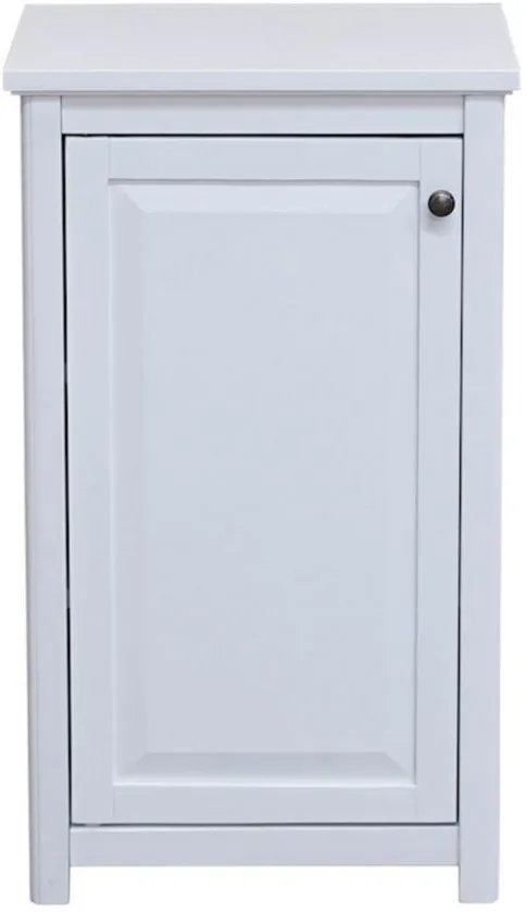 Dorset Bath Storage Cabinet w/ Door in White by Bolton Furniture