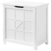 Derby Deluxe Clothes Hamper in White by Bolton Furniture