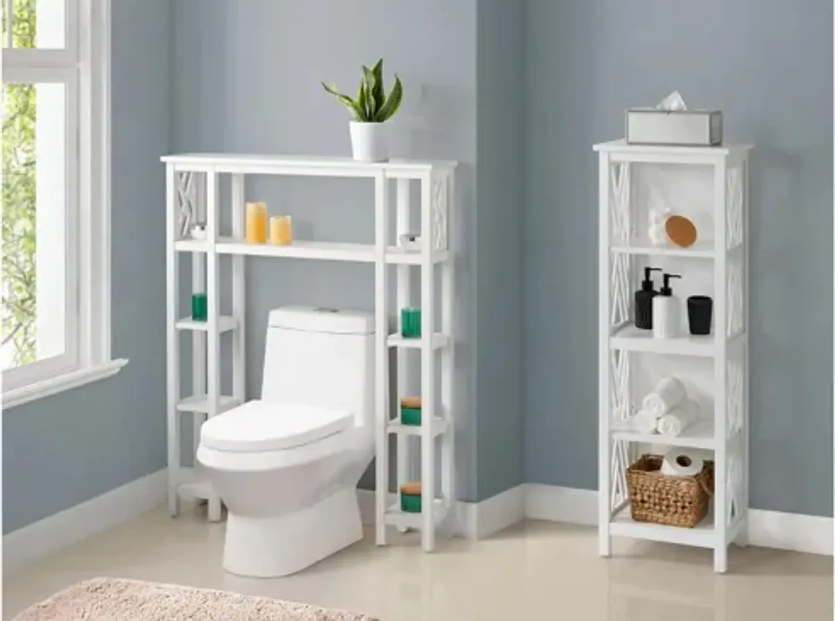 Coventry 2-pc. Over-Toilet Tall Storage Unit w/ Side Shelves