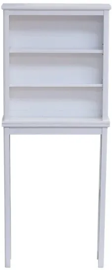 Dorset Over-Toilet Storage Shelf in White by Bolton Furniture