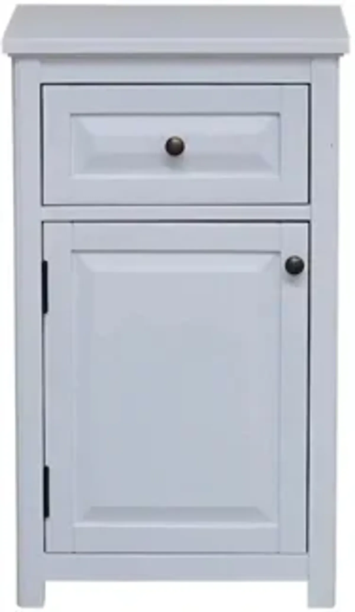 Dorset Open Shelf Storage Tower w/ Drawer and Door