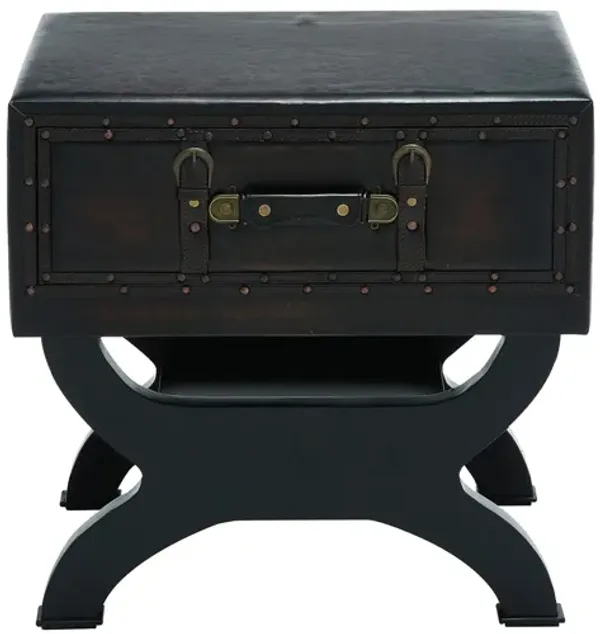 Ivy Collection Luggage Accent Table