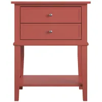 Franklin Accent Table in Terracotta by DOREL HOME FURNISHINGS