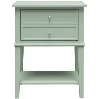 Franklin Accent Table in Pale Green by DOREL HOME FURNISHINGS