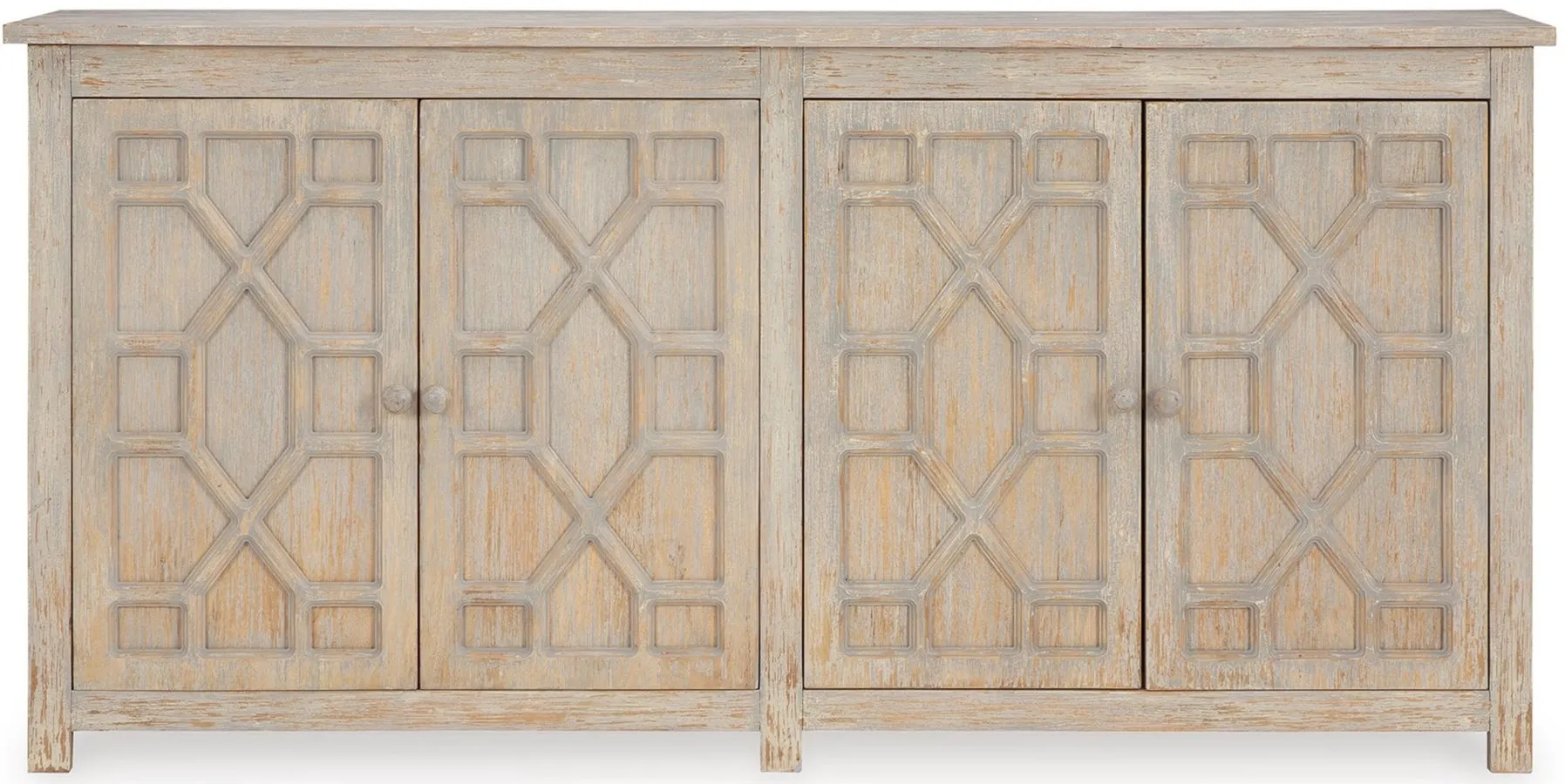 Caitrich Accent Cabinet in Distressed Blue by Ashley Furniture