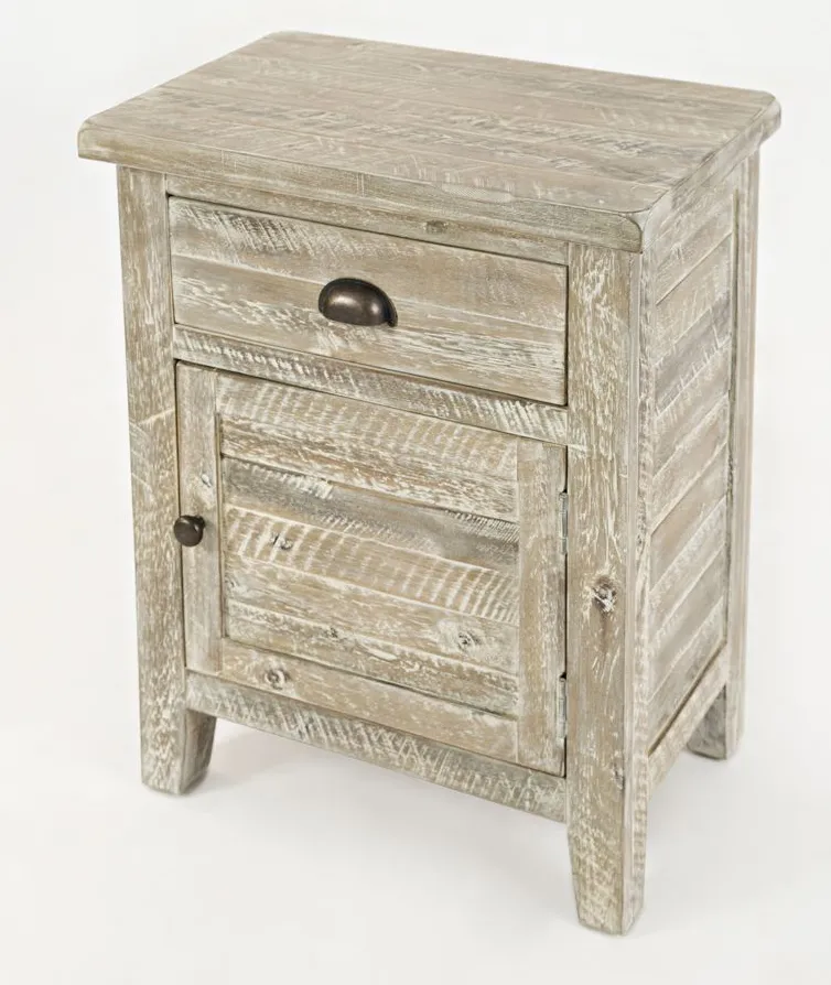 Artisan's Craft Accent Table in Washed Gray by Jofran