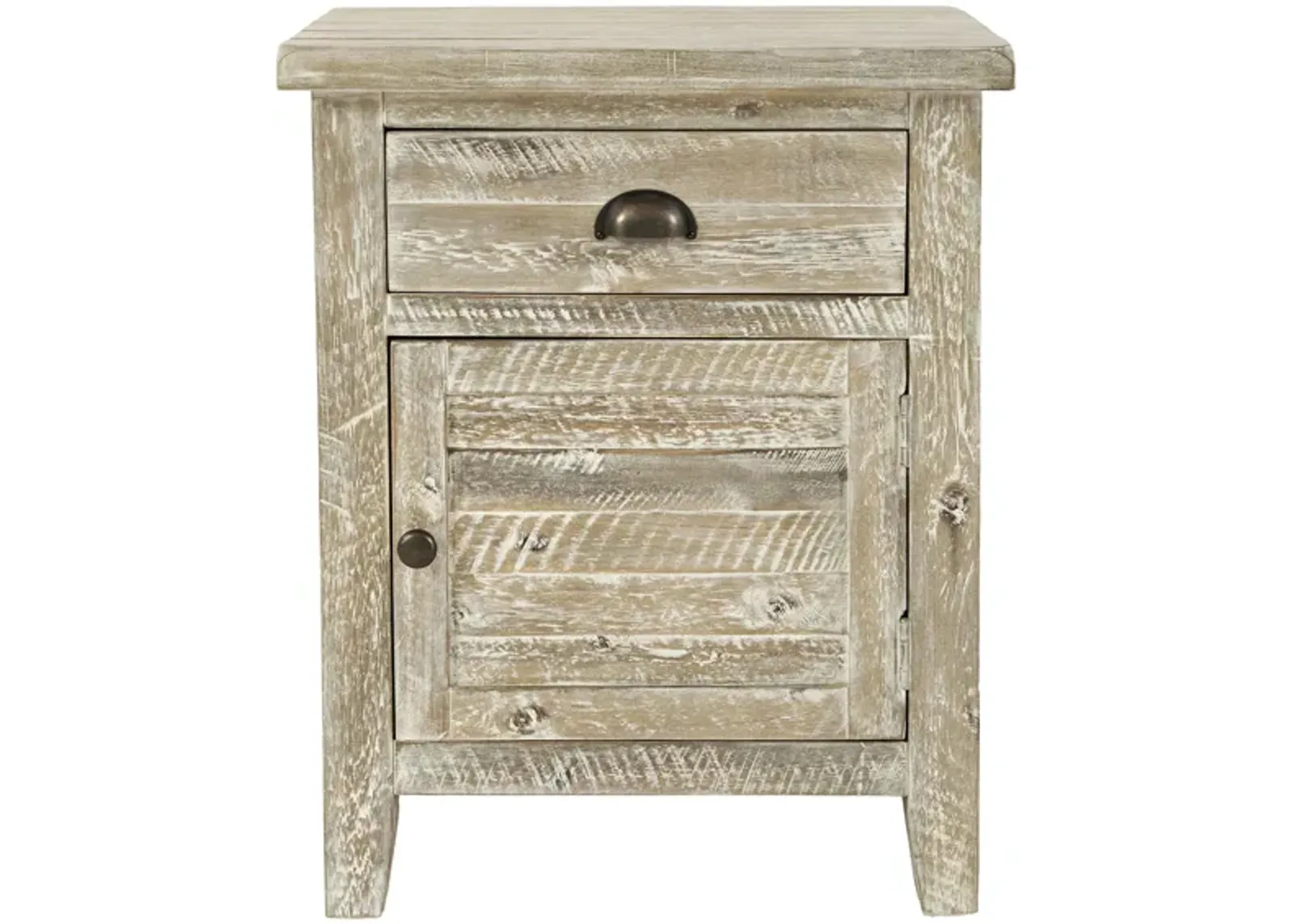 Artisan's Craft Accent Table in Washed Gray by Jofran