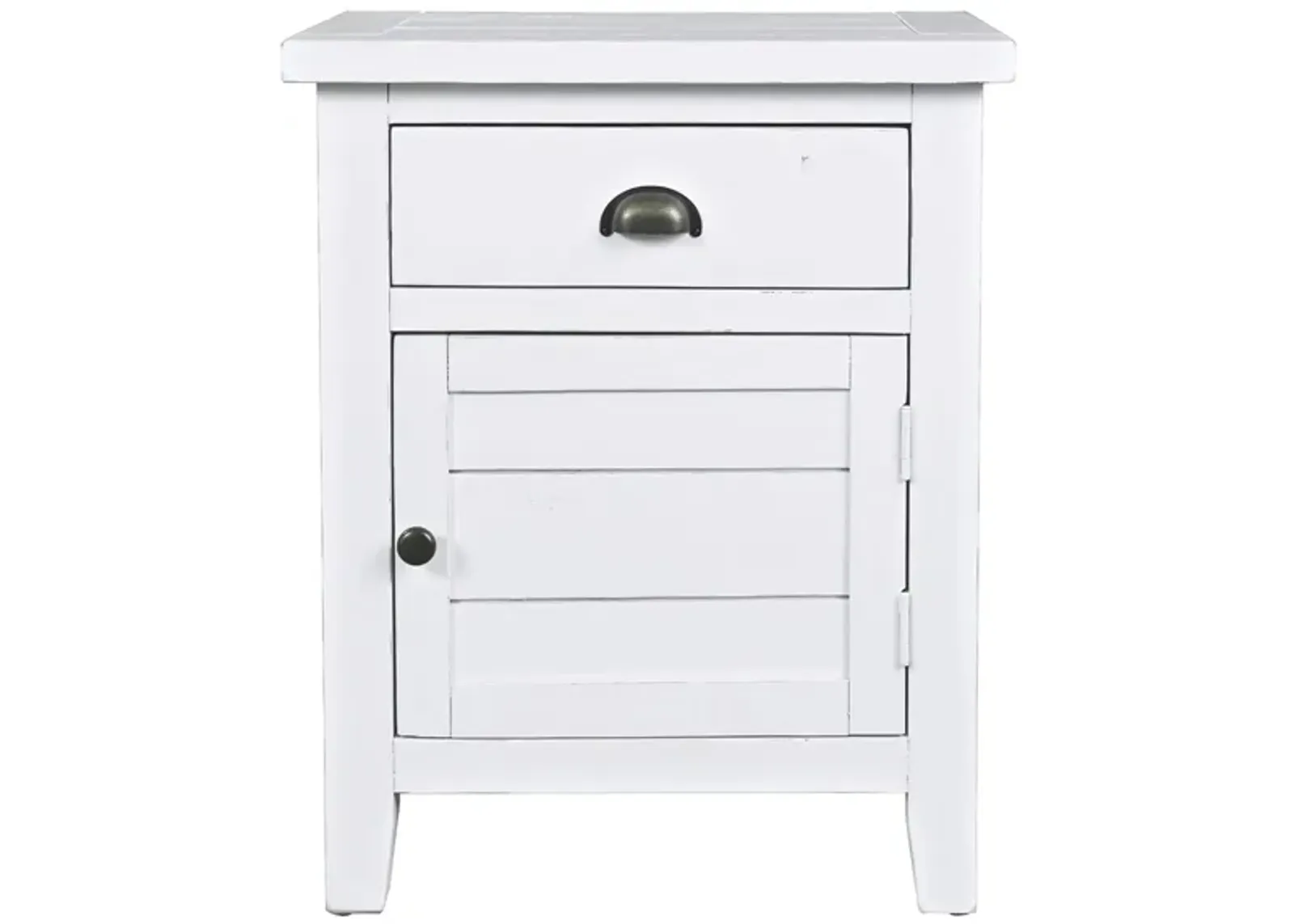 Artisan's Craft Accent Table in Weathered White by Jofran