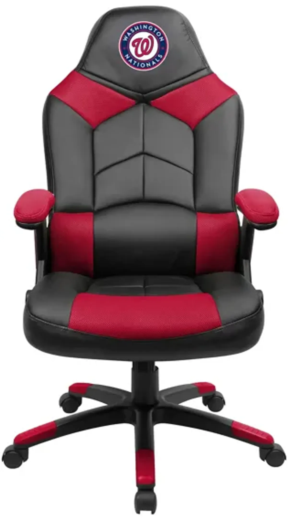 MLB Faux Leather Oversized Gaming Chair in Washington Nationals by Imperial International