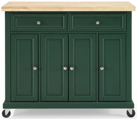 Madison Kitchen Cart in Emerald Green by Crosley Brands