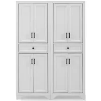Tara Entryway Set -2pc. in Distressed White by Crosley Brands
