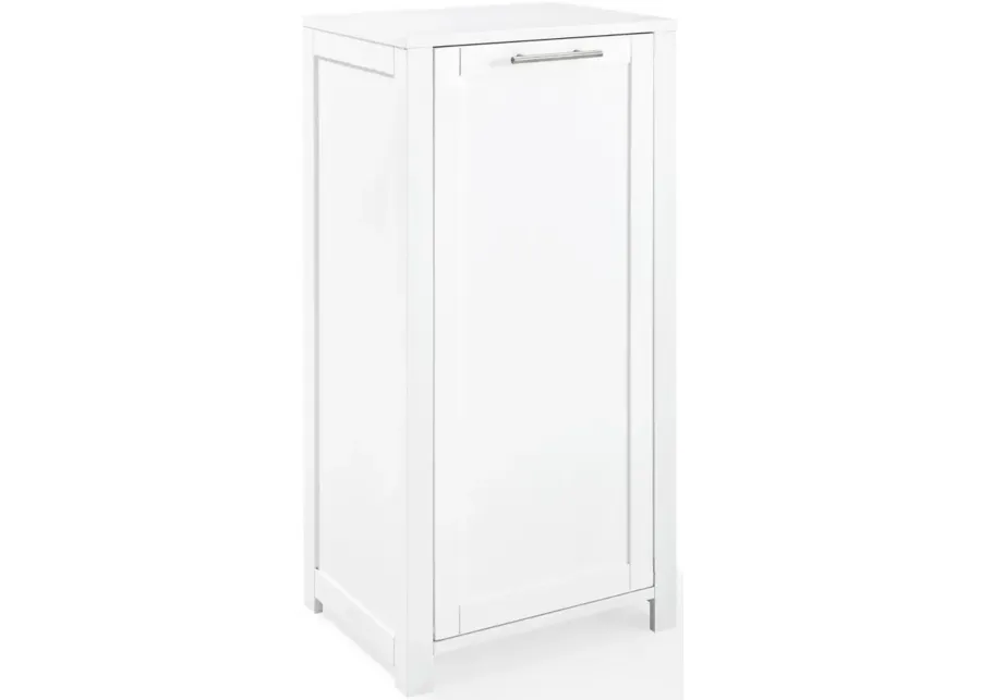 Savannah Linen Hamper in White by Crosley Brands