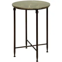 Ivy Collection Minimal Accent Table in Black by UMA Enterprises