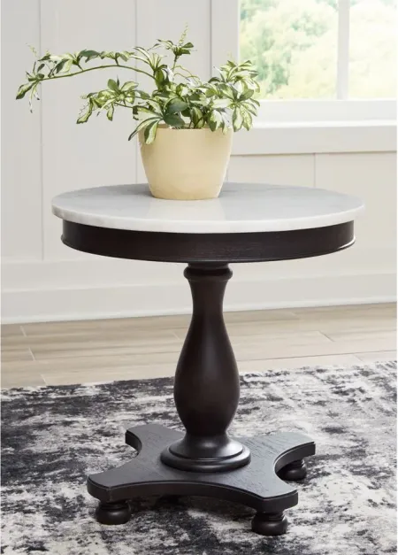 Henridge Accent Table in Black/White by Ashley Express