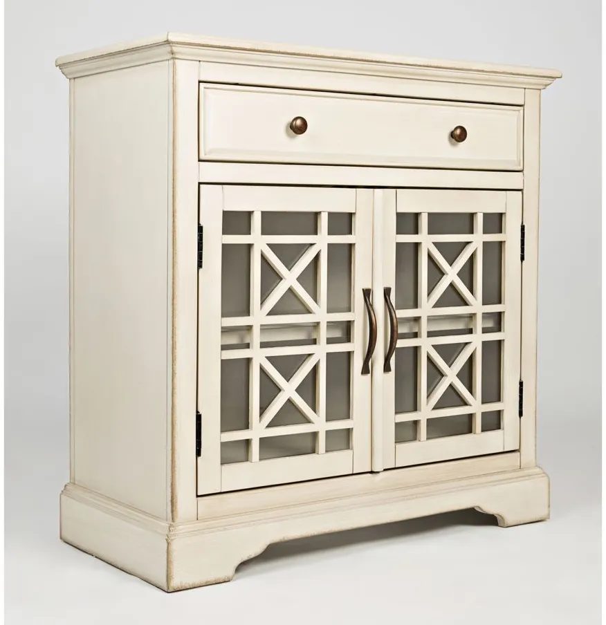 Craftsman Accent Console in Vanilla Cream by Jofran