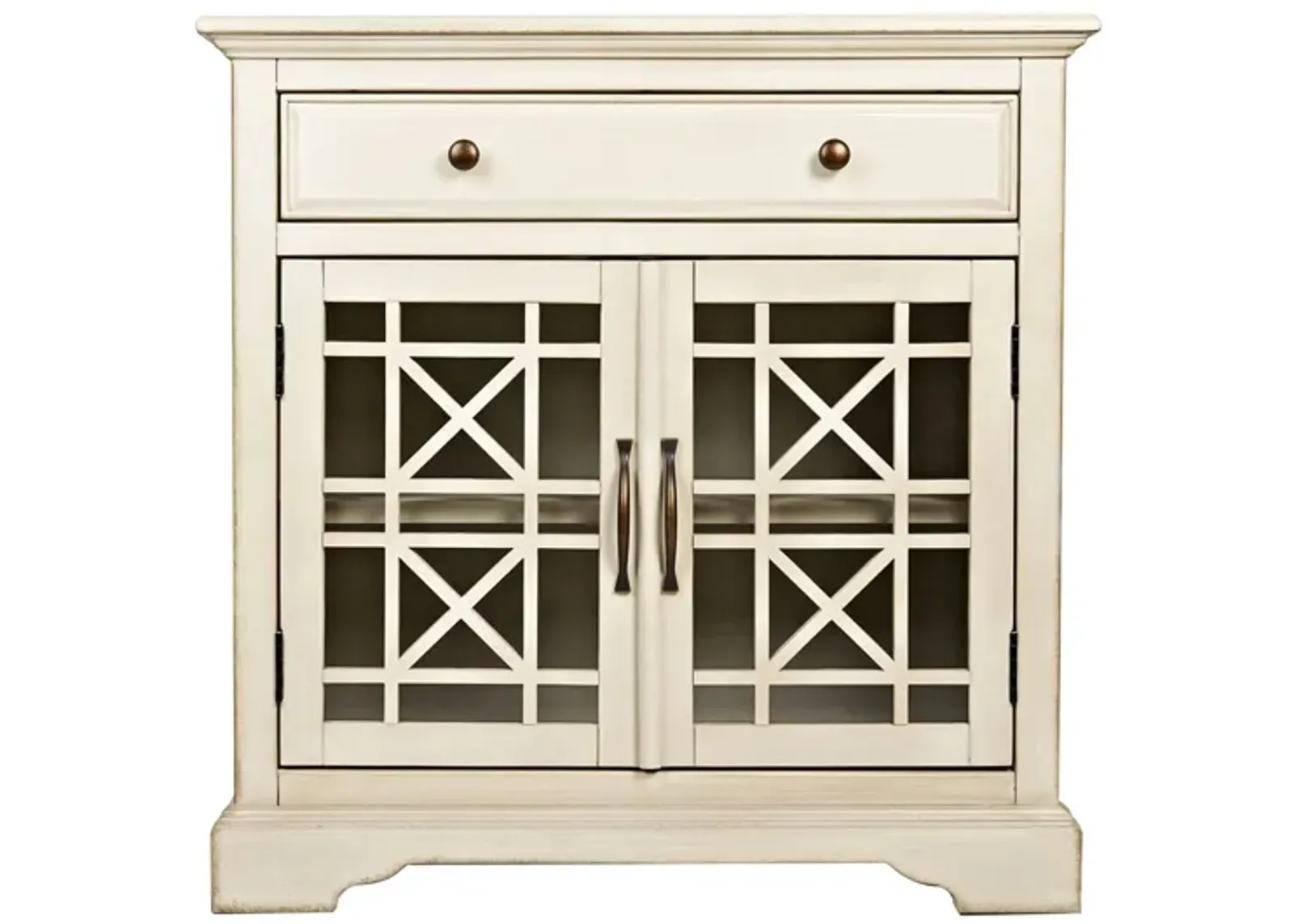 Craftsman Accent Console in Vanilla Cream by Jofran