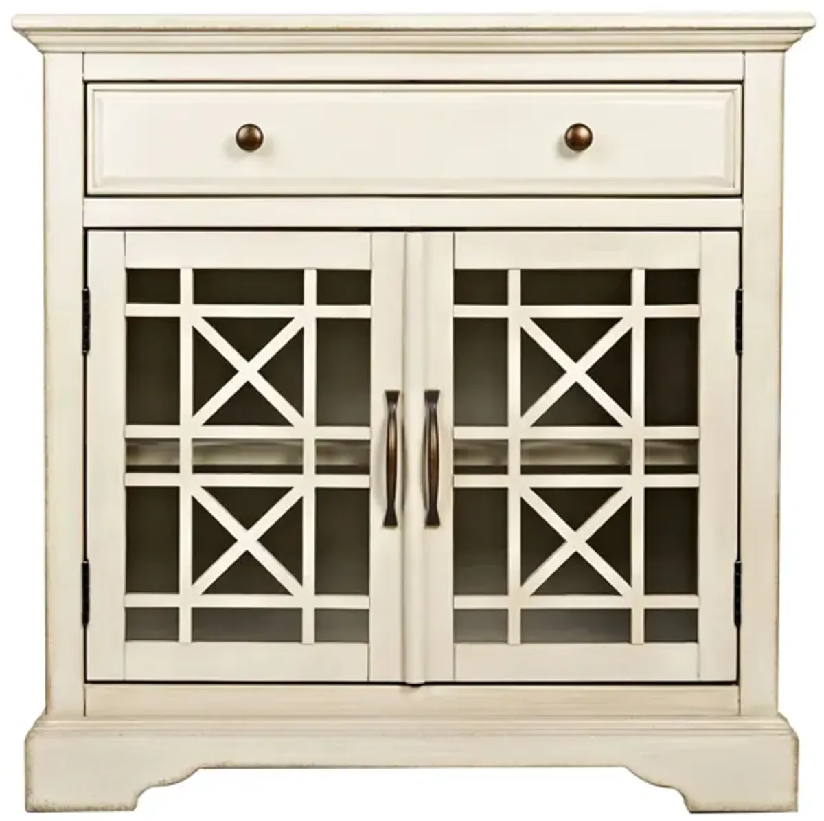 Craftsman Accent Console in Vanilla Cream by Jofran