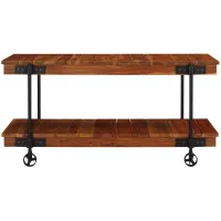 Pacer Console Table in Brown by Coast To Coast Imports