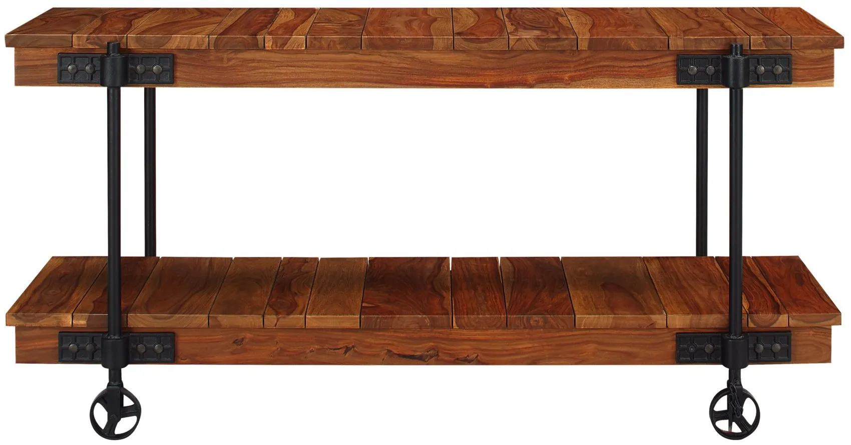 Pacer Console Table in Brown by Coast To Coast Imports