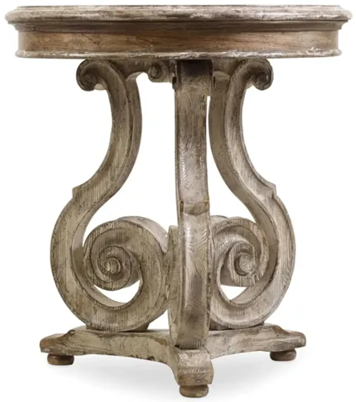 Chatelet Scroll Accent Table in Brown by Hooker Furniture