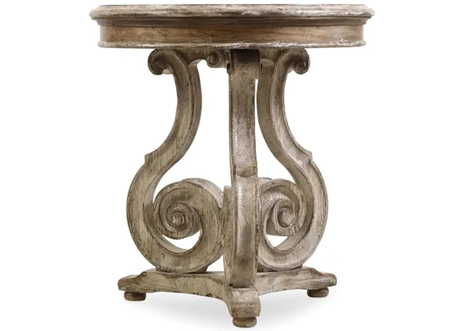 Chatelet Scroll Accent Table in Brown by Hooker Furniture