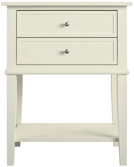 Franklin Accent Table in White by DOREL HOME FURNISHINGS